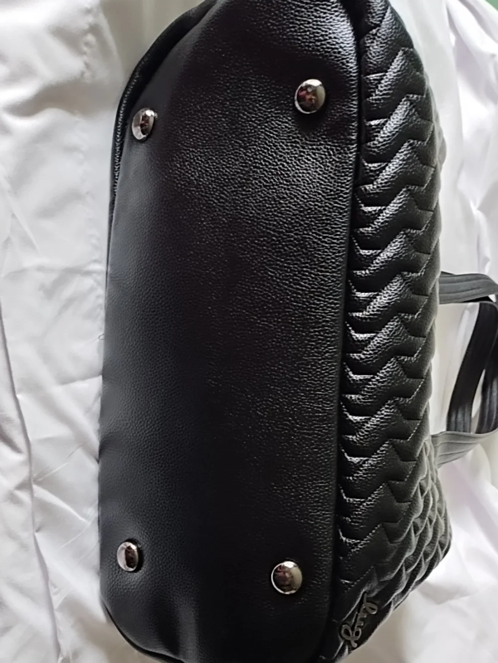 Lug tempo tote black